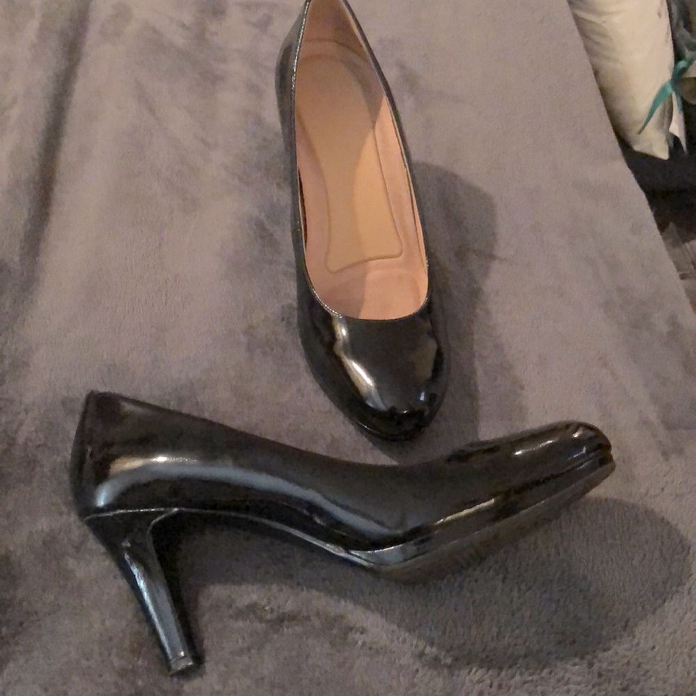 Michelle, Black Shiny Heel